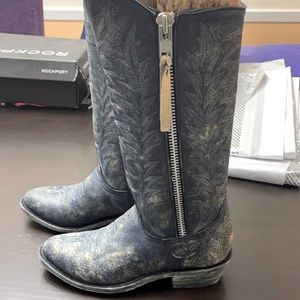 Never worn Old Gringo women’s tall zip Cowboy boot